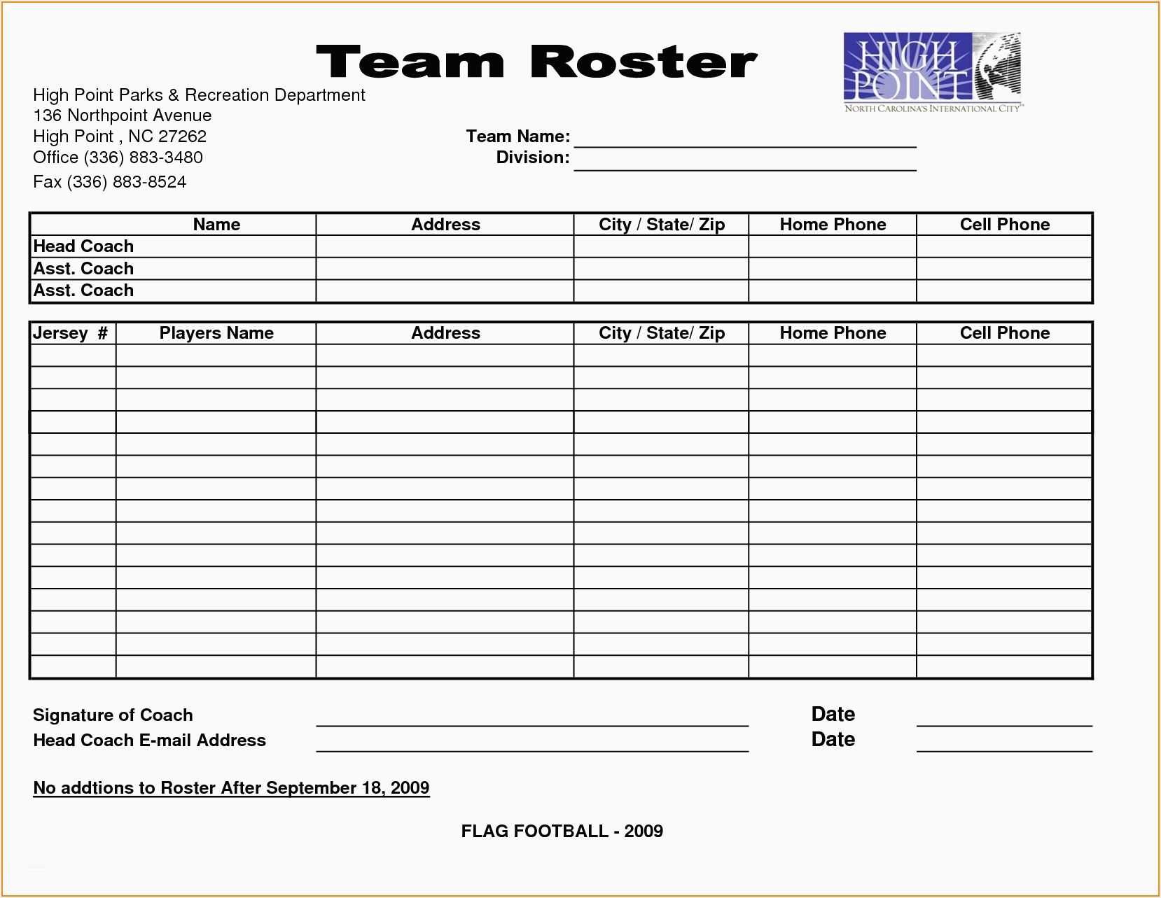 Special Teams Depth Chart Template – Duna In Blank Football Depth Chart Template