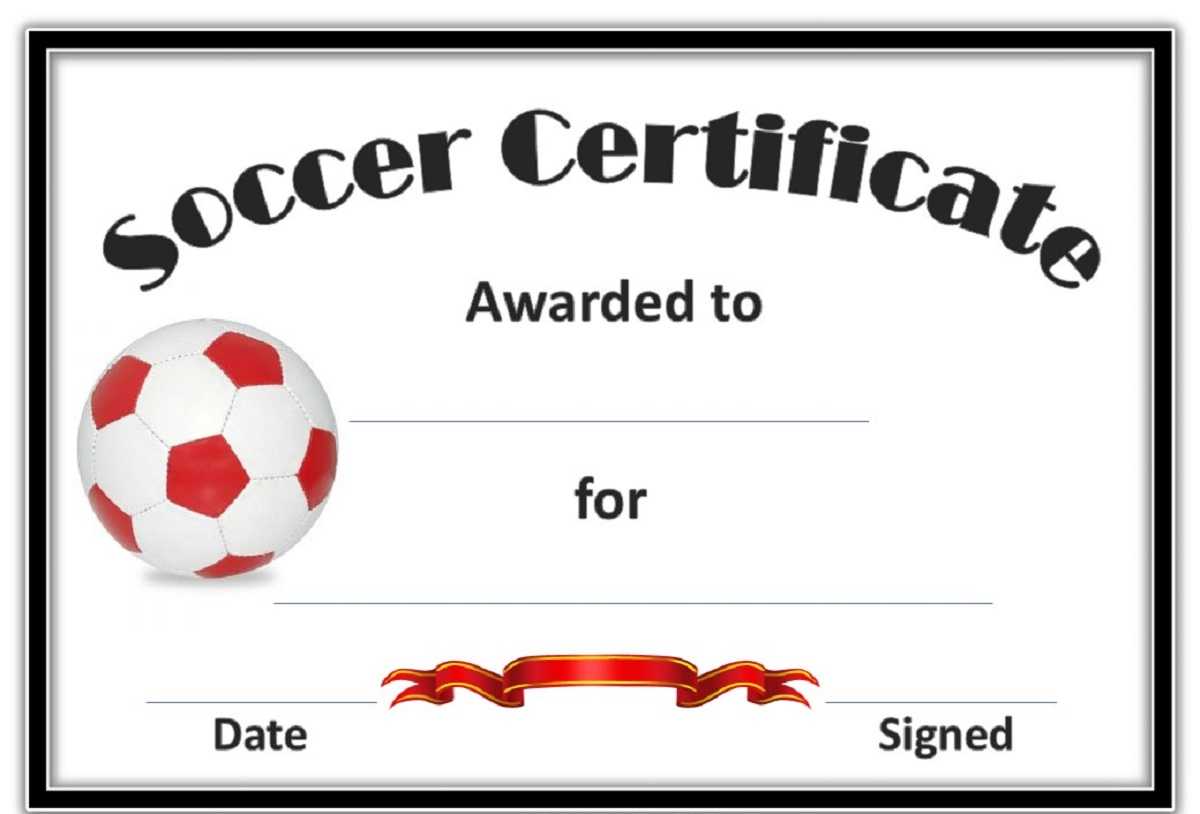 Sports Day Certificate Templates Free – Calep.midnightpig.co Regarding Soccer Certificate Templates For Word