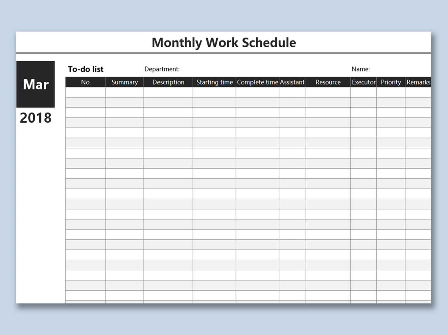 Spreadsheet Work Schedule Out Templates Template Ly Excel Regarding Blank Monthly Work Schedule Template