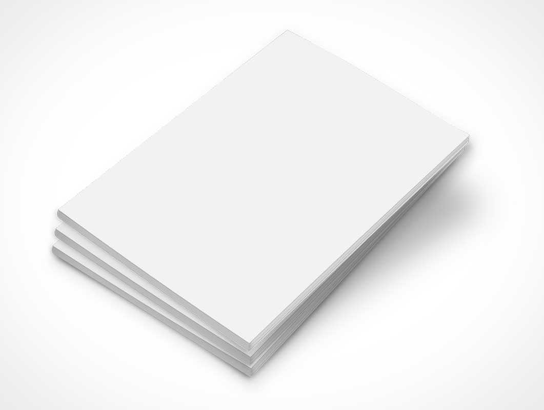 Stack Of 3 Magazine Psd Mockup Covers – Psd Mockups With Regard To Blank Magazine Template Psd