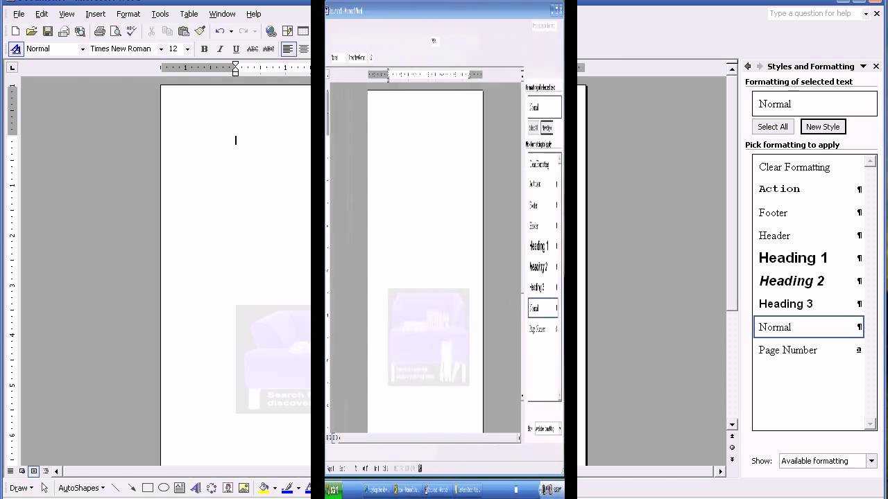 Stylizing Ms Word For Screenplay Format Part 1 Within Microsoft Word Screenplay Template