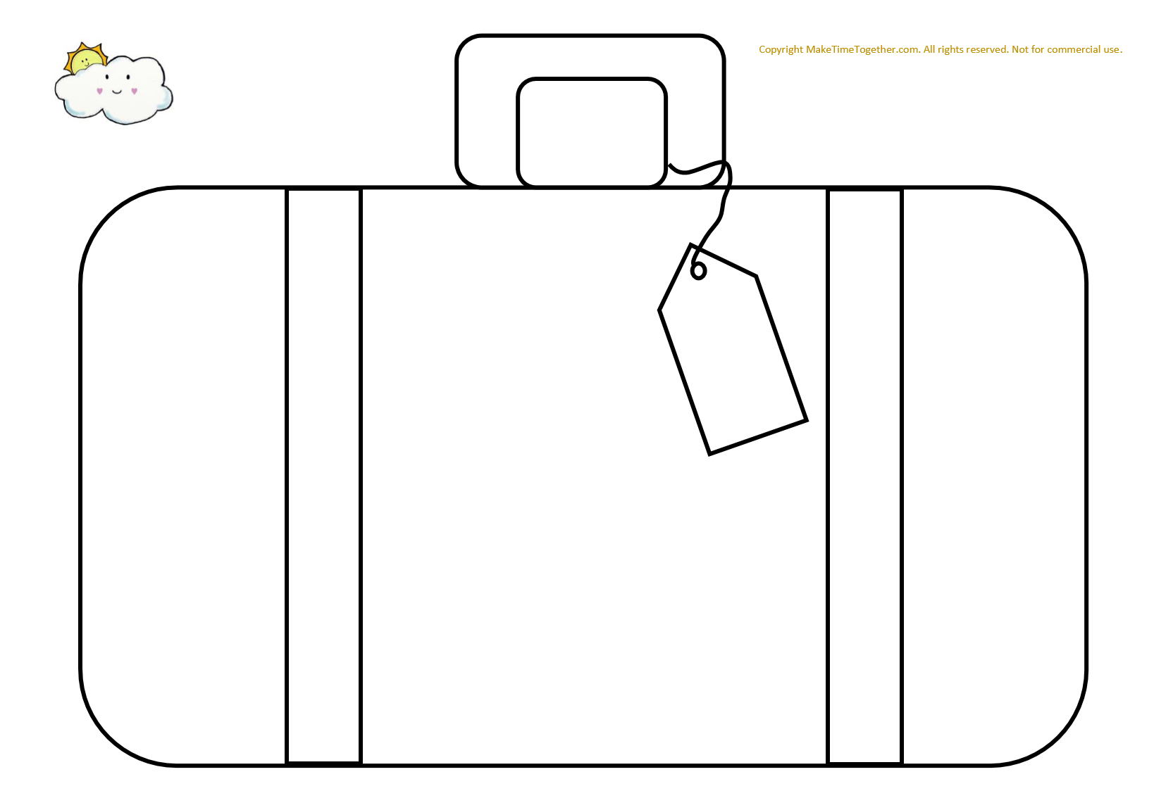 Suitcase Templates - Calep.midnightpig.co Pertaining To Blank Suitcase Template