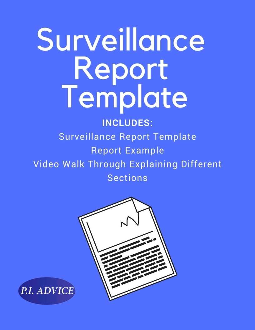 Surveillance Report Template Within Private Investigator Surveillance Report Template