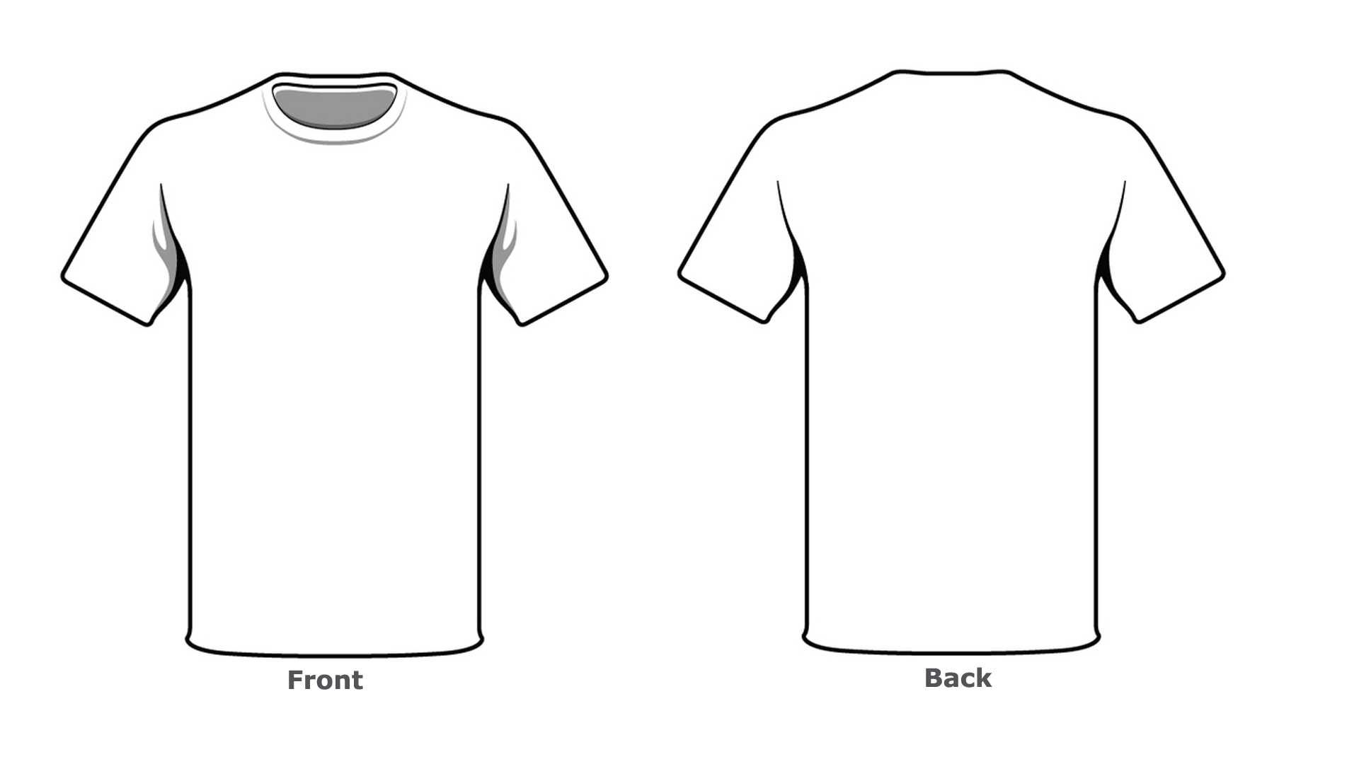 T Shirt Outline Worksheet | Printable Worksheets And With Regard To Blank Tshirt Template Printable