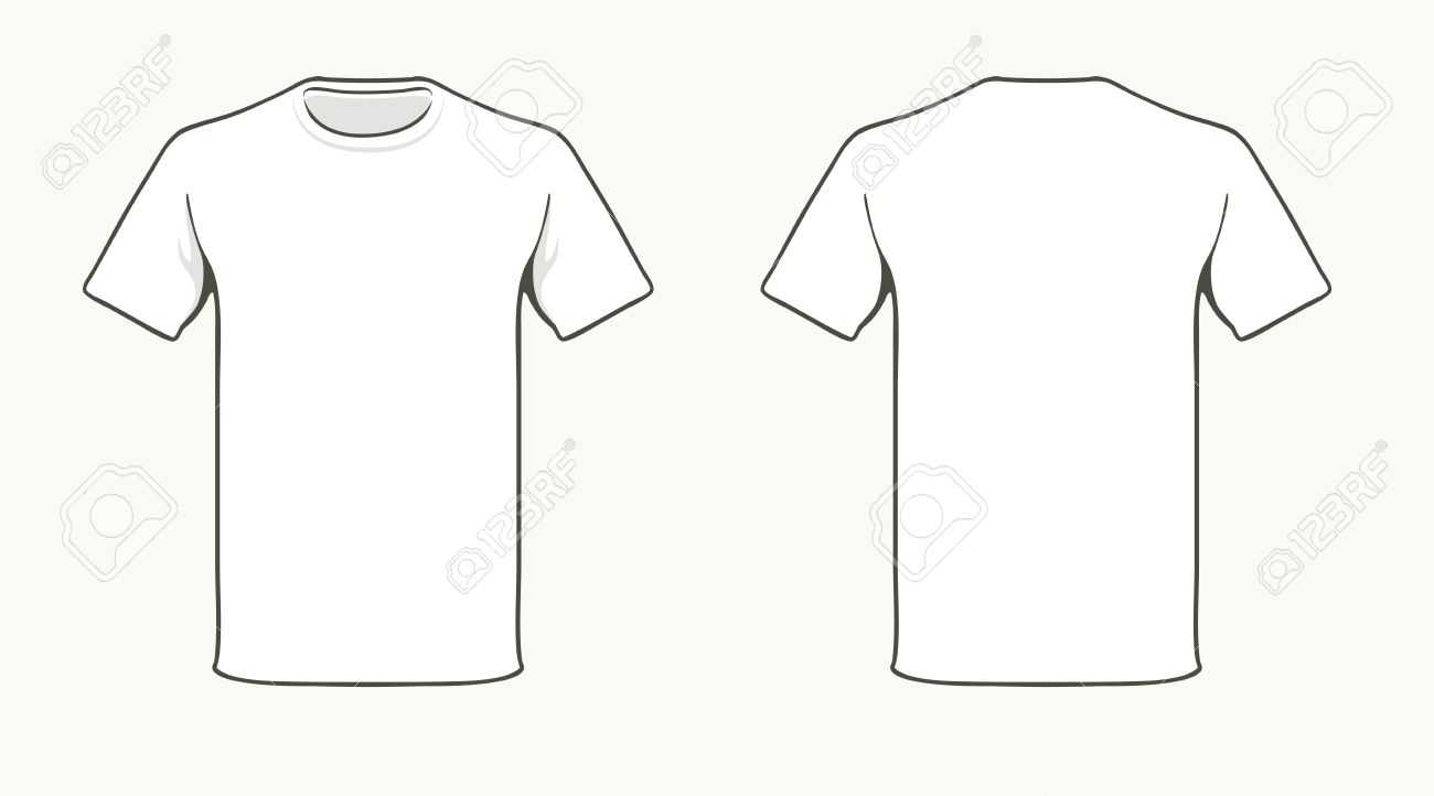 T Shirt Template In Blank Tee Shirt Template