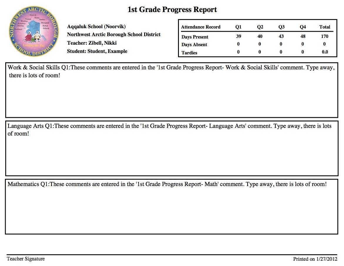 Teachers / Teacher Resources Intended For Homeschool Middle School Report Card Template
