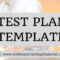 Test Plan Template With Detailed Explanation | Software With Software Test Plan Template Word