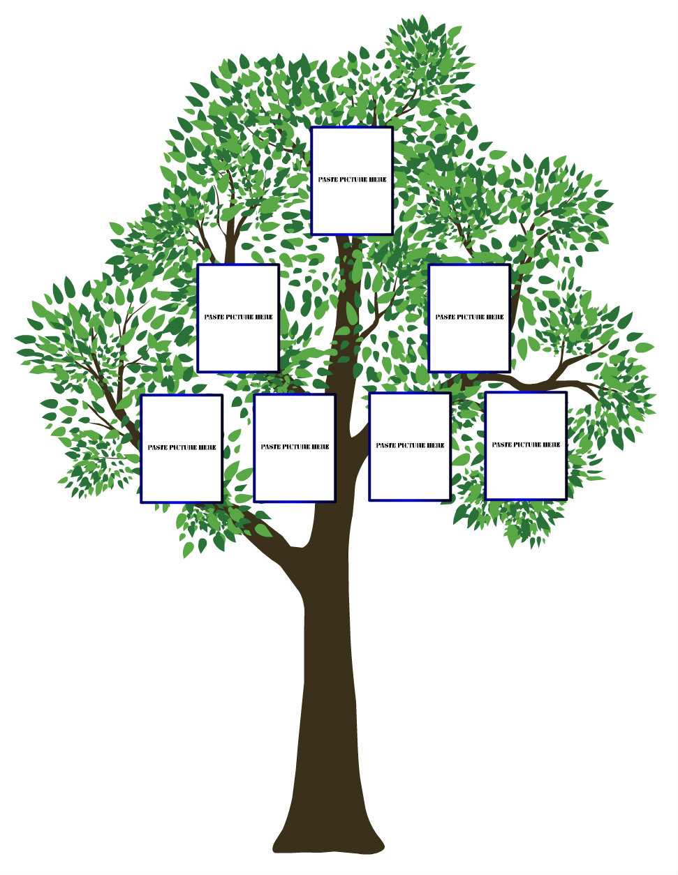 Three Generation Family Tree Templates Images – Clip Art Library For Blank Family Tree Template 3 Generations