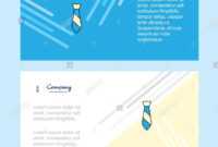 Tie Abstract Corporate Business Banner Template, Horizontal throughout Tie Banner Template