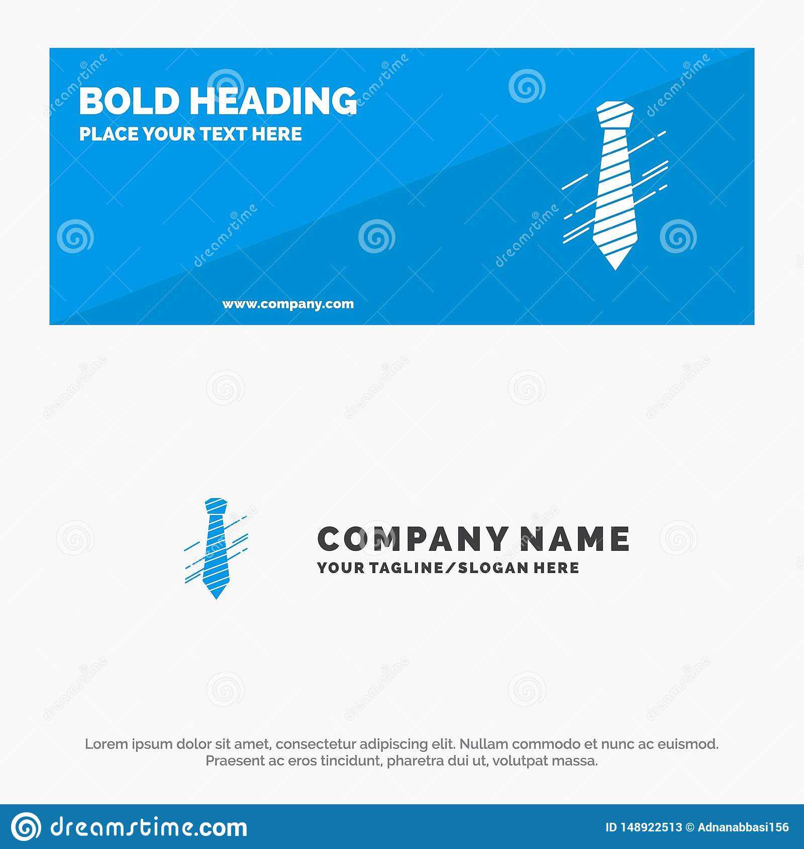 Tie, Business, Dress, Fashion, Interview Solid Icon Website With Regard To Tie Banner Template