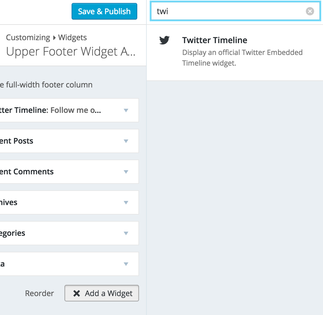 Twitter Timeline Widget – Support Within Blank Twitter Profile Template
