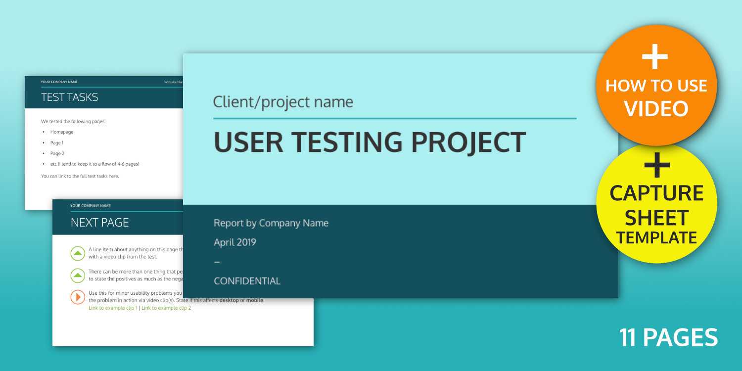 User Testing Report Template – Ux Design Templates Intended For Ux Report Template