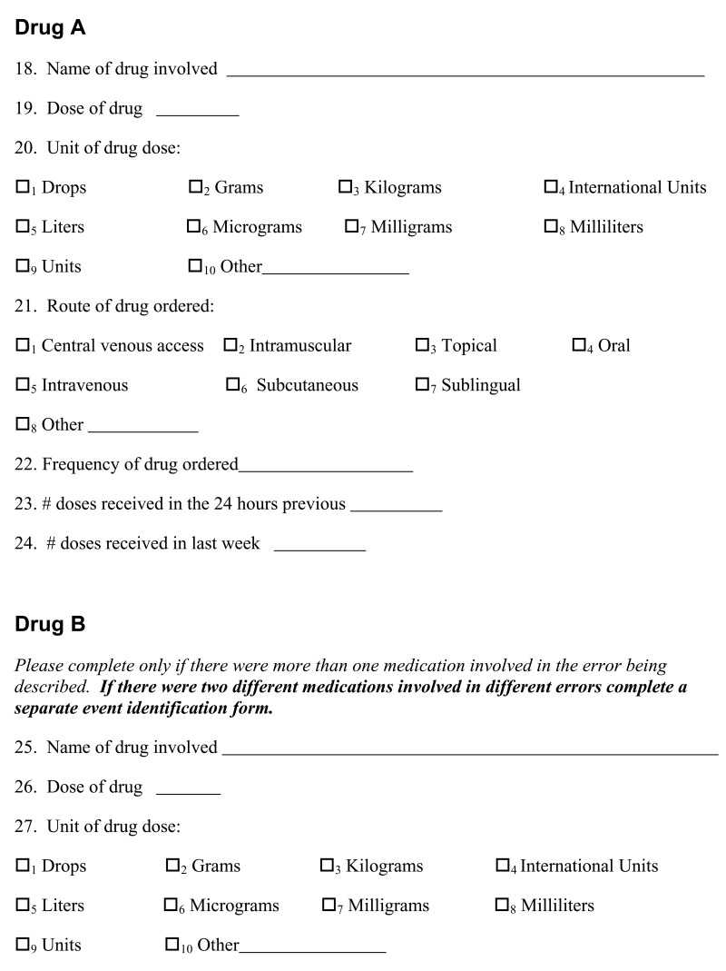 Using Home Visits To Understand Medication Errors In Intended For Medication Incident Report Form Template