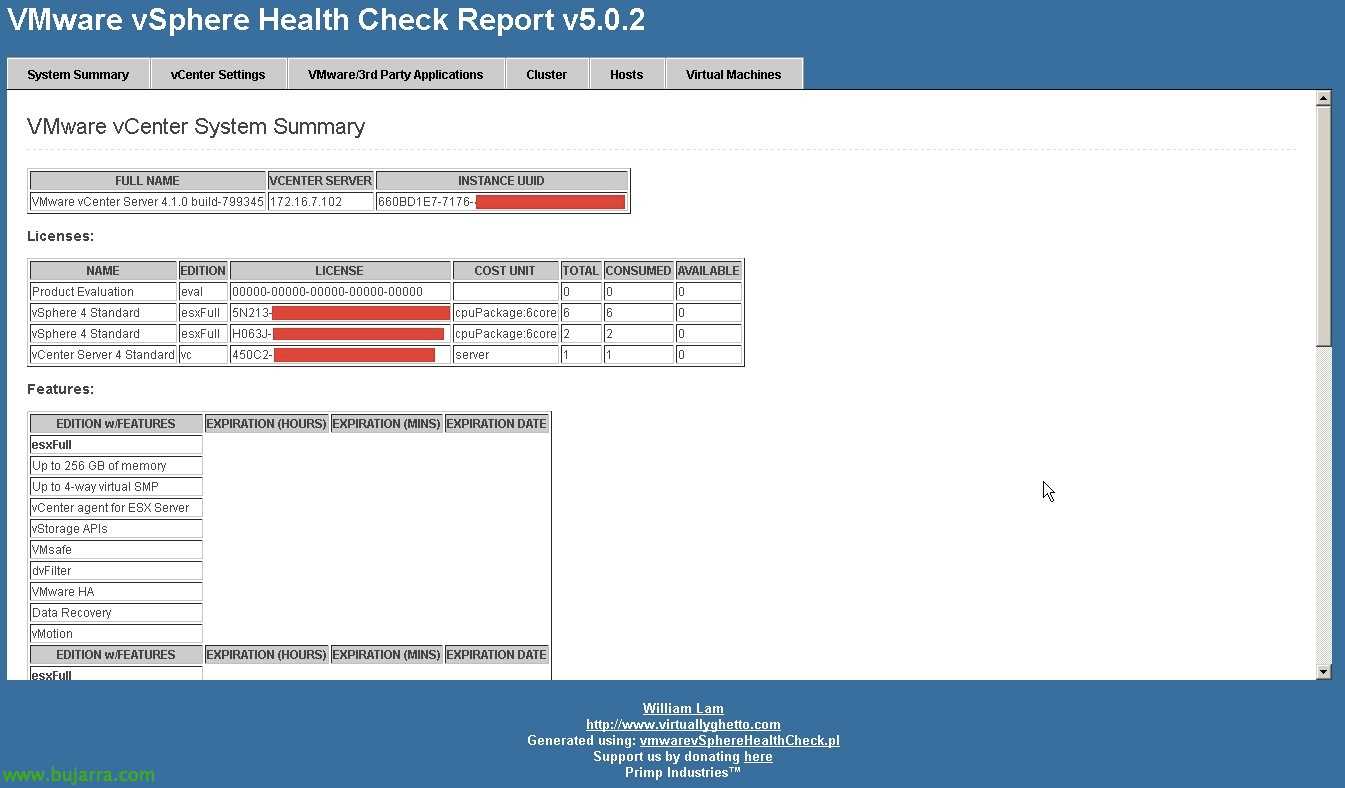 Vmware Vsphere Health Check Report | Blog Bujarra Within Sql Server Health Check Report Template