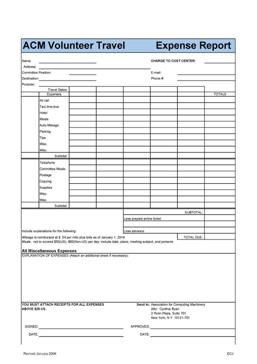 Volunteer Tracking Spreadsheet Travel Expense Vacation With Regard To Volunteer Report Template