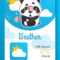 Weather Forecast Kids Mobile App Screen With Cartoon Kawaii Character Throughout Kids Weather Report Template