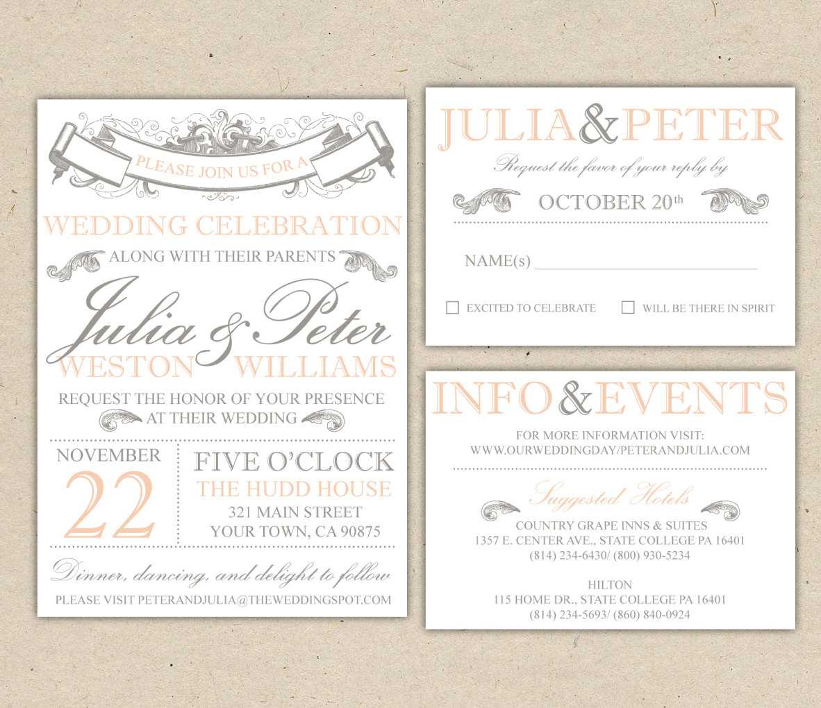 Wedding Invitation Templates Word – Maadirealestate.co Intended For Free Dinner Invitation Templates For Word