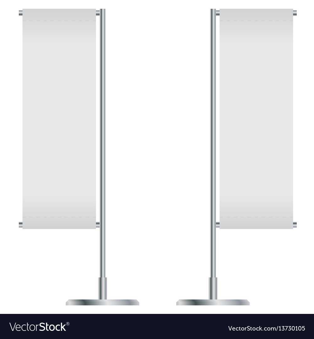 White Outdoor Set Of Banner Flags Template With Regard To Outdoor Banner Template