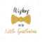 Wishes For The Little Gentleman Text Decorated Gold Bow Tie Butterfly.. Throughout Tie Banner Template
