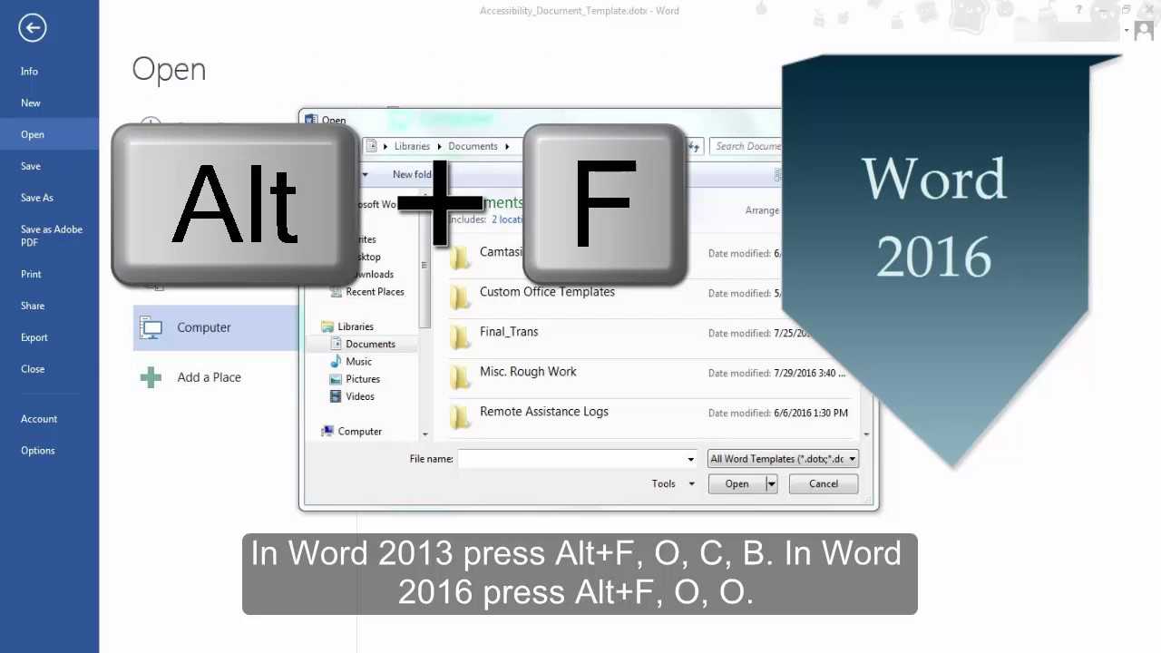 Word 2013 & 2016: Templates & Styles, The Basics Inside Apa Format Template Word 2013