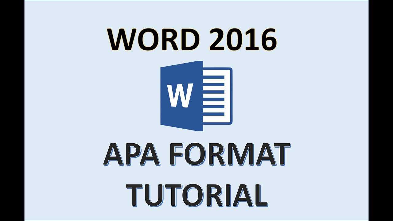 Word 2016 – Apa Format – How To Do An Apa Style Paper In 2017  Apa Tutorial  Set Up On Microsoft Word Regarding Apa Research Paper Template Word 2010