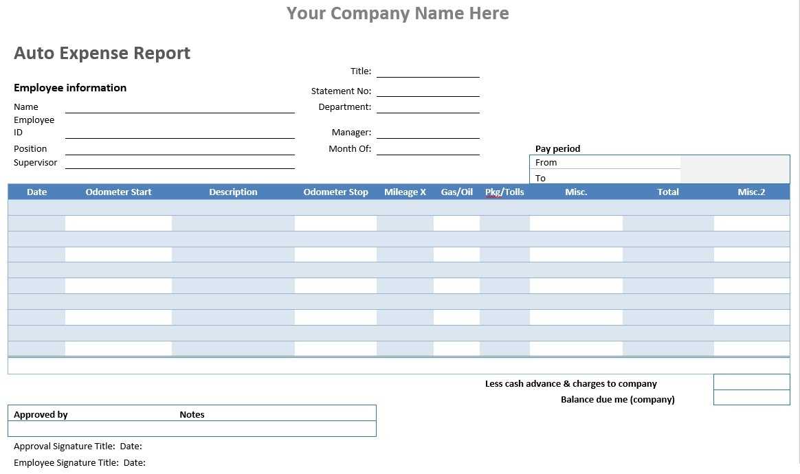 Word Expense Report Template – Calep.midnightpig.co Throughout Per Diem Expense Report Template