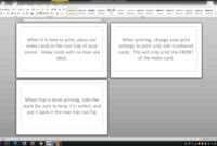 Word Template For Index Cards - Dalep.midnightpig.co pertaining to Microsoft Word Index Card Template