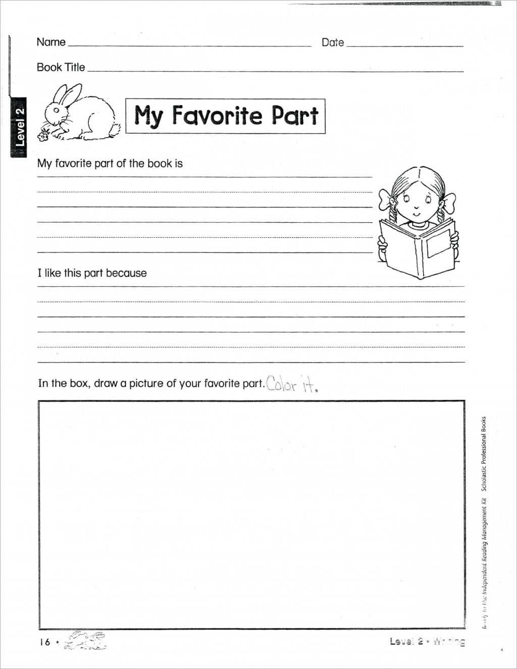 Worksheet Ideas ~ Book Report Template Grade Free Amazing Throughout Second Grade Book Report Template