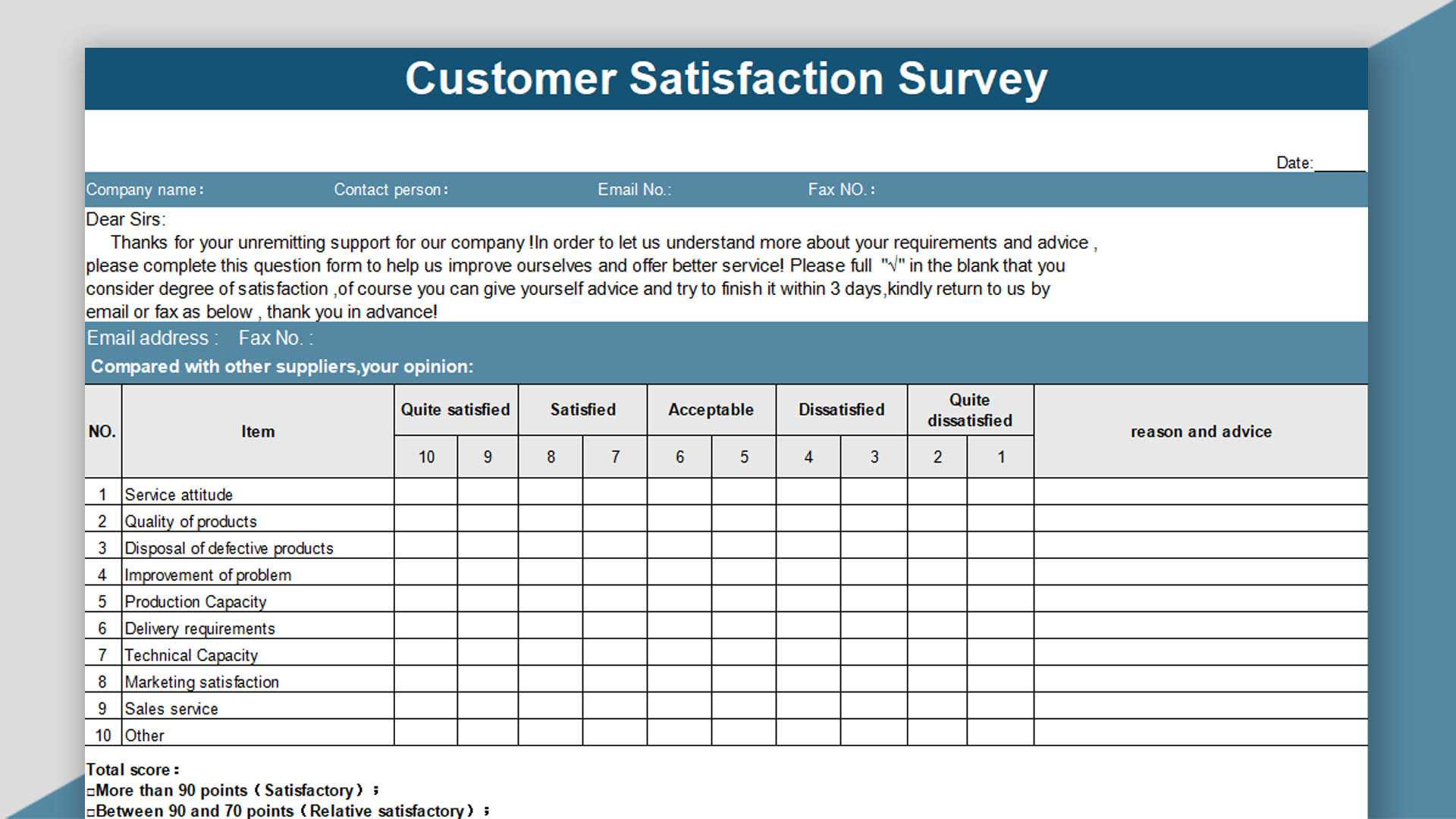 Wps Template – Free Download Writer, Presentation With Regard To Customer Satisfaction Report Template