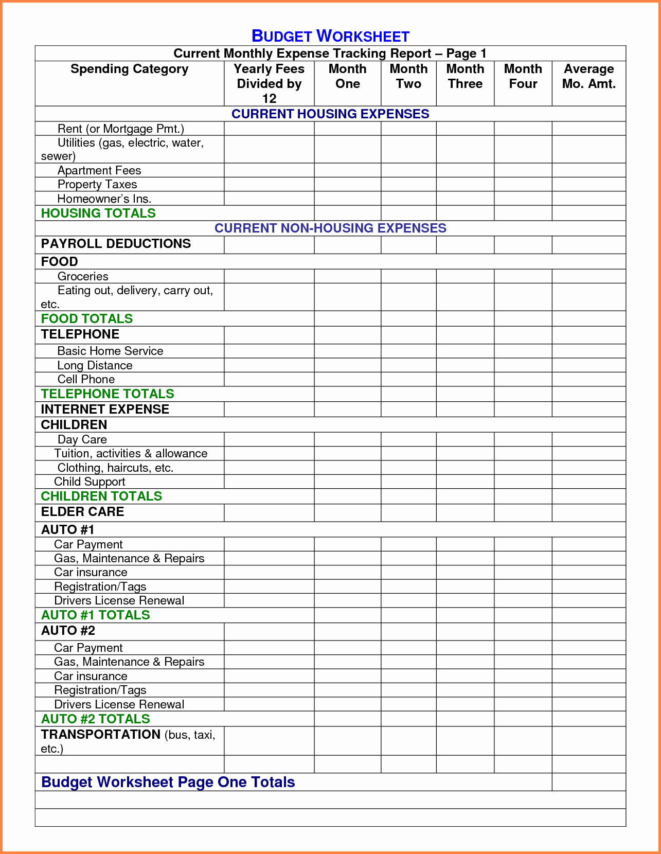 Yearly S Spreadsheet Or Home Monthly Bud Template Throughout Annual Budget Report Template
