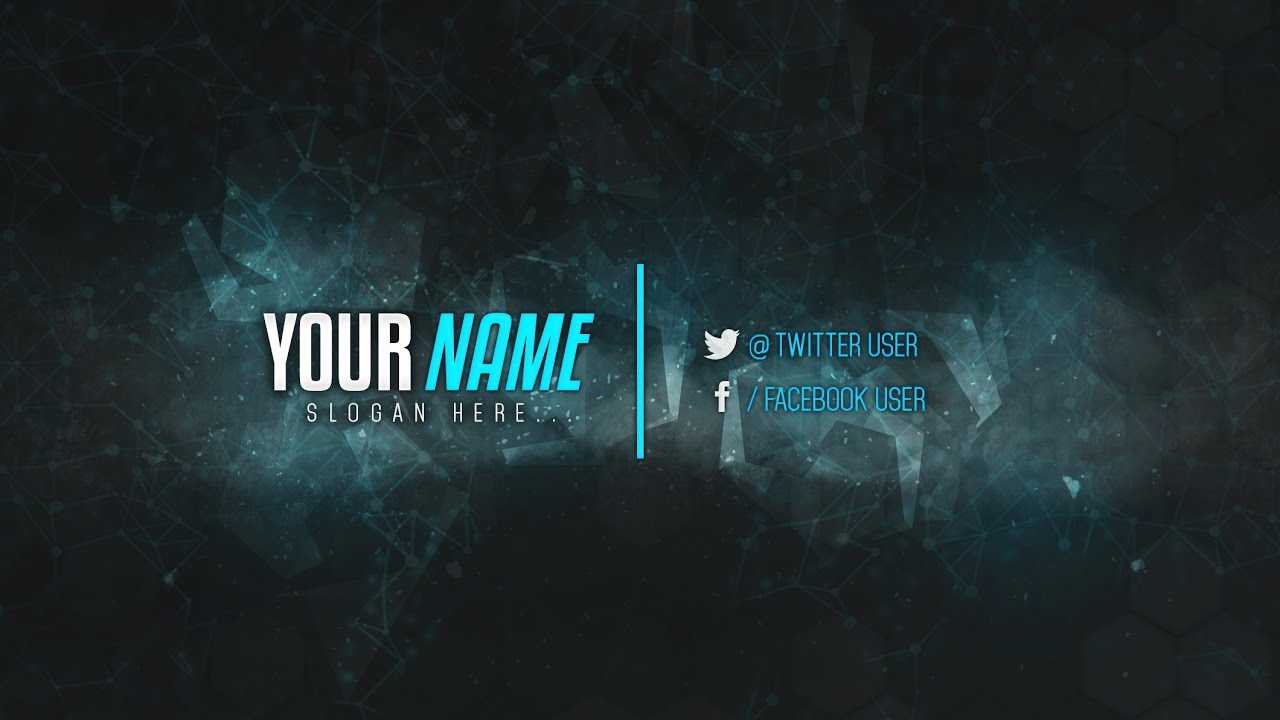 Youtube Banner Template #8 (Adobe Photoshop) Pertaining To Adobe Photoshop Banner Templates