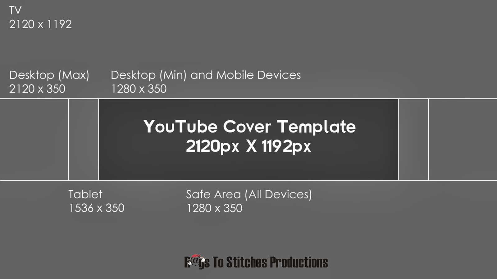 Youtube Banner Template Size For Youtube Banner Template Size