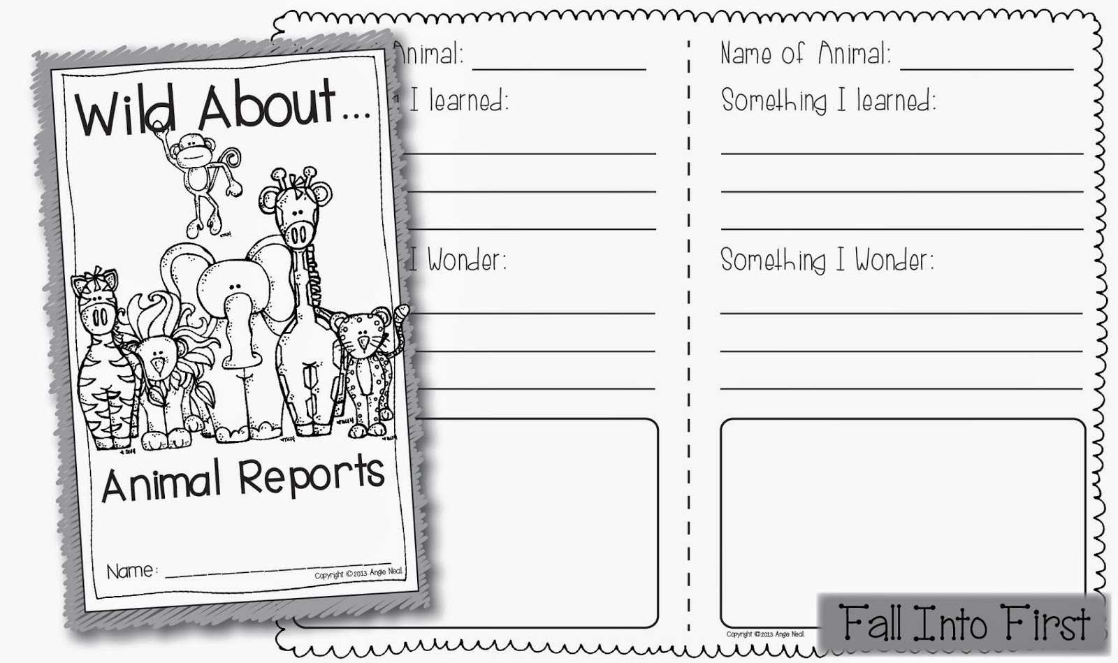 Zoo Animal Worksheet For 2Nd Grade | Printable Worksheets Pertaining To Animal Report Template